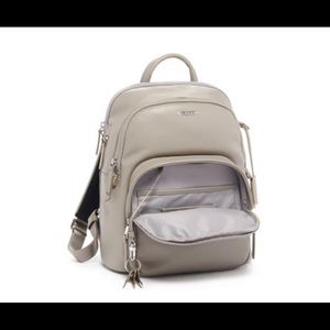 Tumi gray backpack